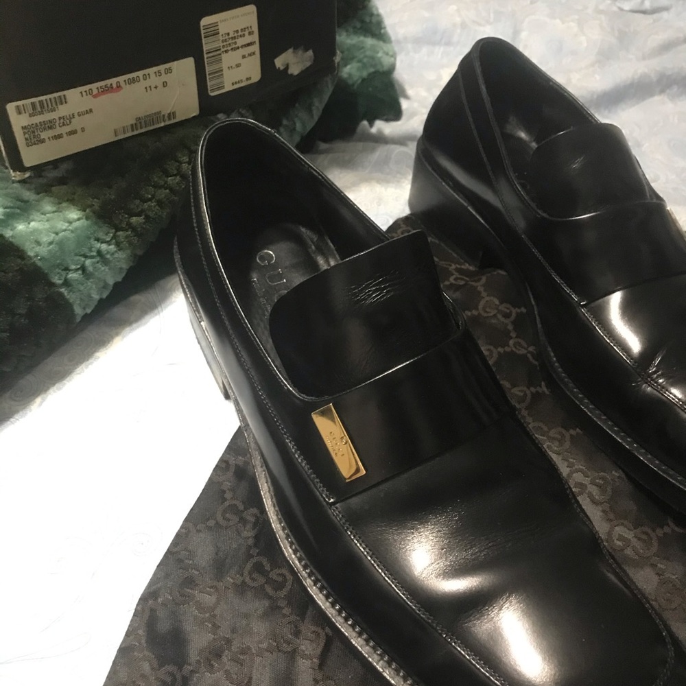 Gucci shoes black. Originally 445.00